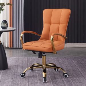 Orange ergonomic executive swivel chair